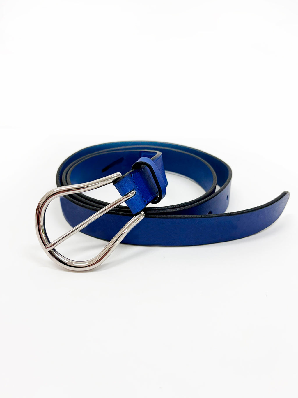 leather belt[BLUE] – 71MICHAEL