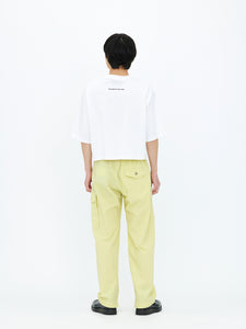 RELAXED CARGO PANTS<br />[YELLOW]