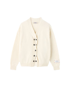 SHAPED KNIT CARDIGANS<br />[CREAM WHITE]