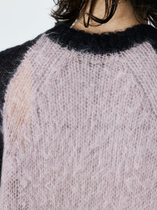 MOHAIR SWEATER<br />[BLACK]