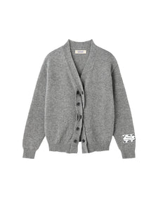SHAPED KNIT CARDIGANS<br />[TOP GRAY]