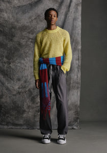 MOHAIR SWEATER<br />[YELLOW BROWN]