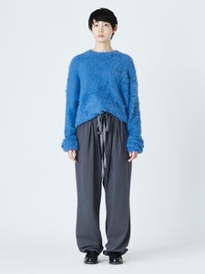 SHAGGY KNIT PULLOVER<br />[BLUE]