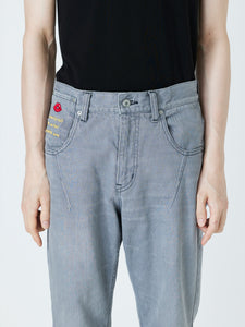 KISS YOU JEANS<br />[GRAY]