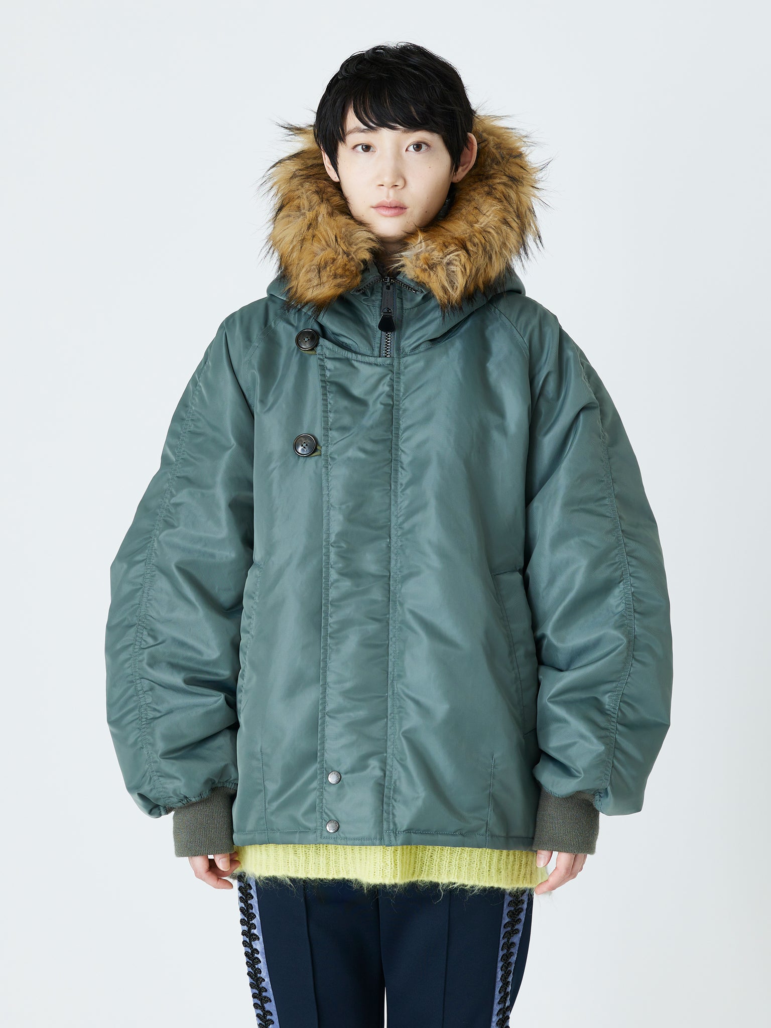 71MICHAEL ×  AVIREX    N-2B<br />[DARK GREEN]