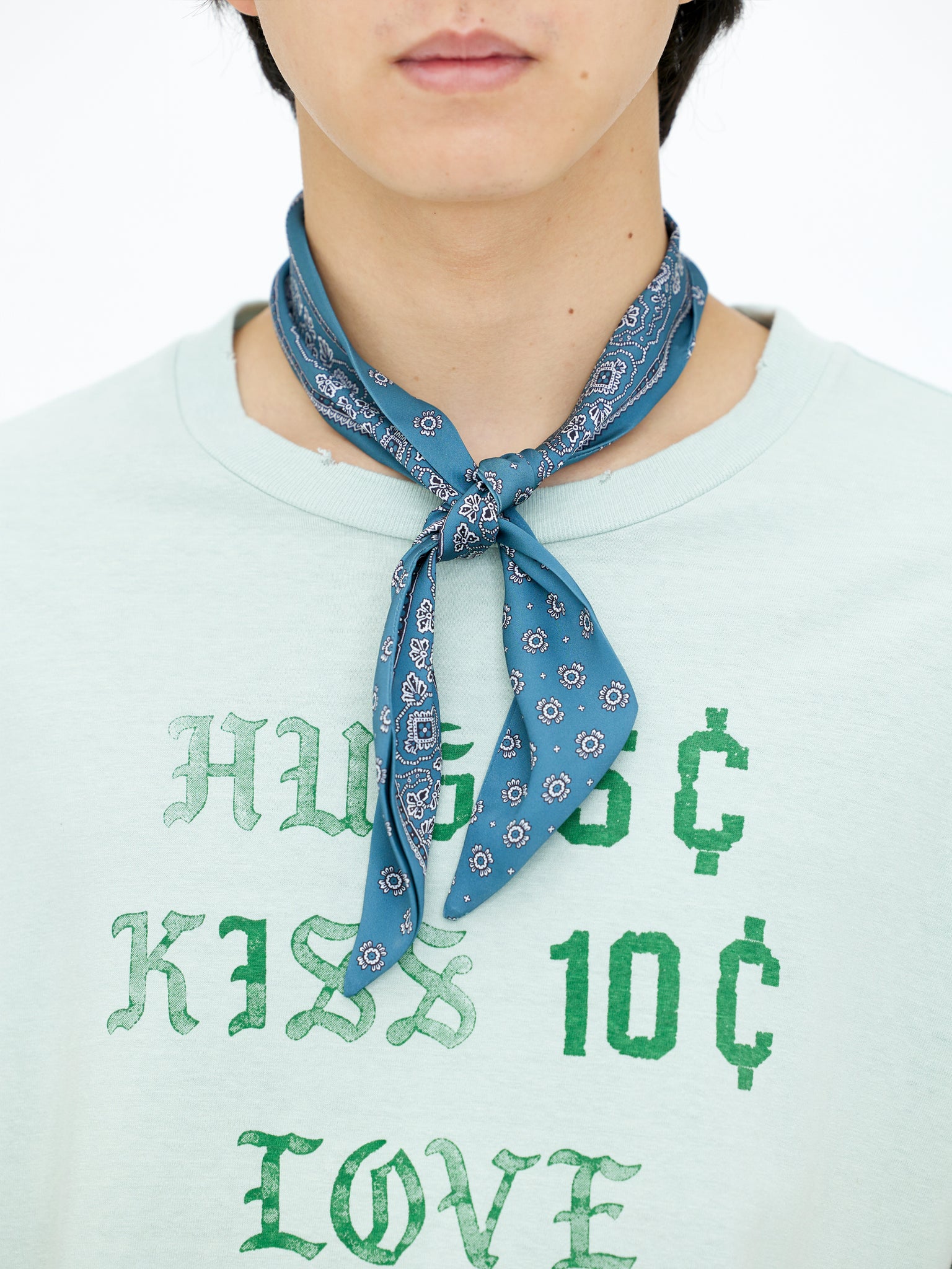 BOW SCARF<br />[GREEN]