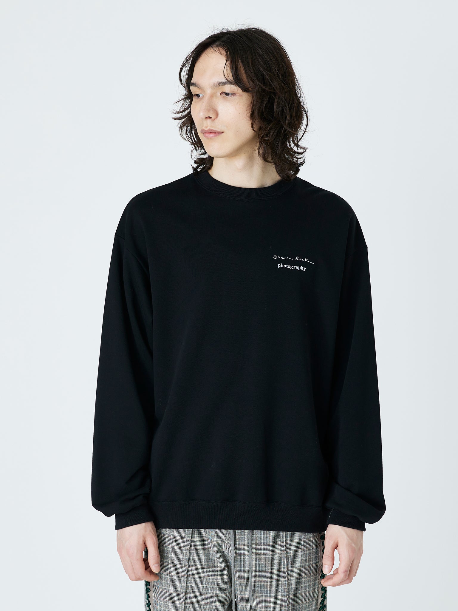 SHEILA ROCK PHOTO SWEATSHIRT<br />[BLACK]