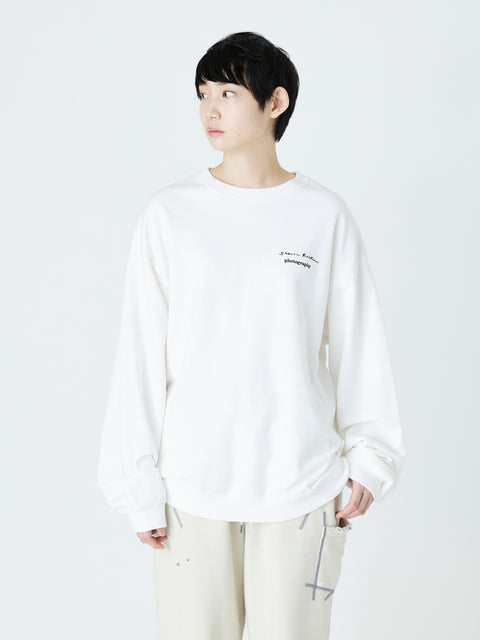 SHEILA ROCK PHOTO SWEATSHIRT<br />[WHITE]