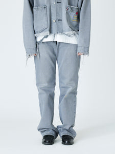 KISS YOU JEANS<br />[GRAY]