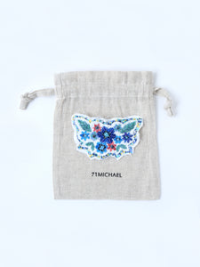 EMBROIDERY BROOCH<br />[WHITE]