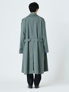 INSIDE OUT OVER COAT<br />[DARK SAGE]