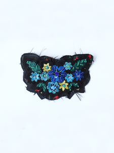 EMBROIDERY BROOCH<br />[BLACK]