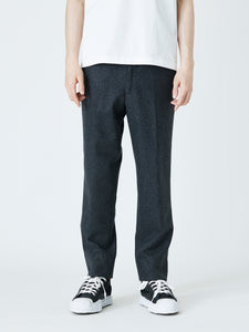 FLANNEL SLACKS<br />[DARK GRAY ]