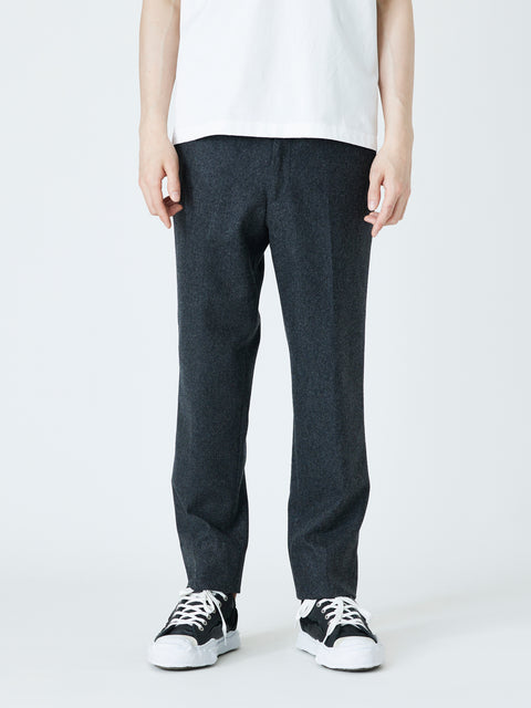 FLANNEL SLACKS<br />[DARK GRAY ]