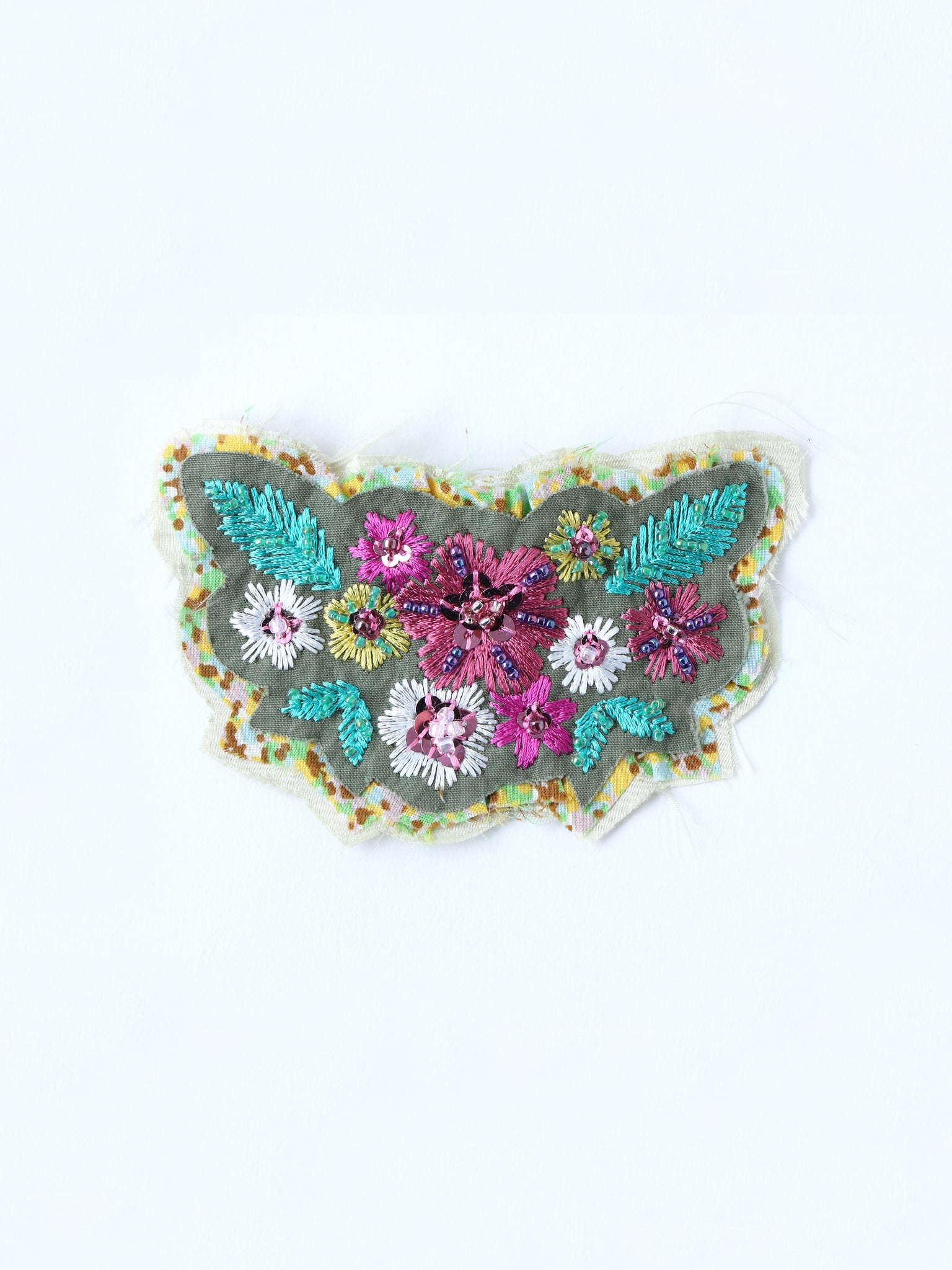 EMBROIDERY BROOCH<br />[YELLOW]