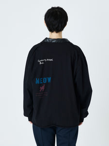 JERSEY JACKET<br />[BLACK]