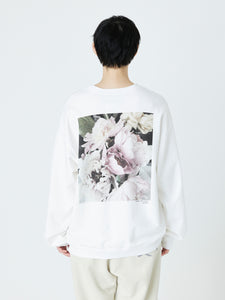 SHEILA ROCK PHOTO SWEATSHIRT<br />[WHITE]