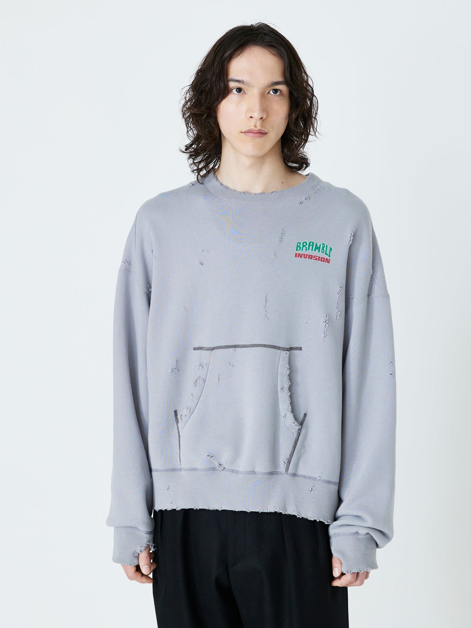 AGING SWEAT SHIRT<br />[GRAY]