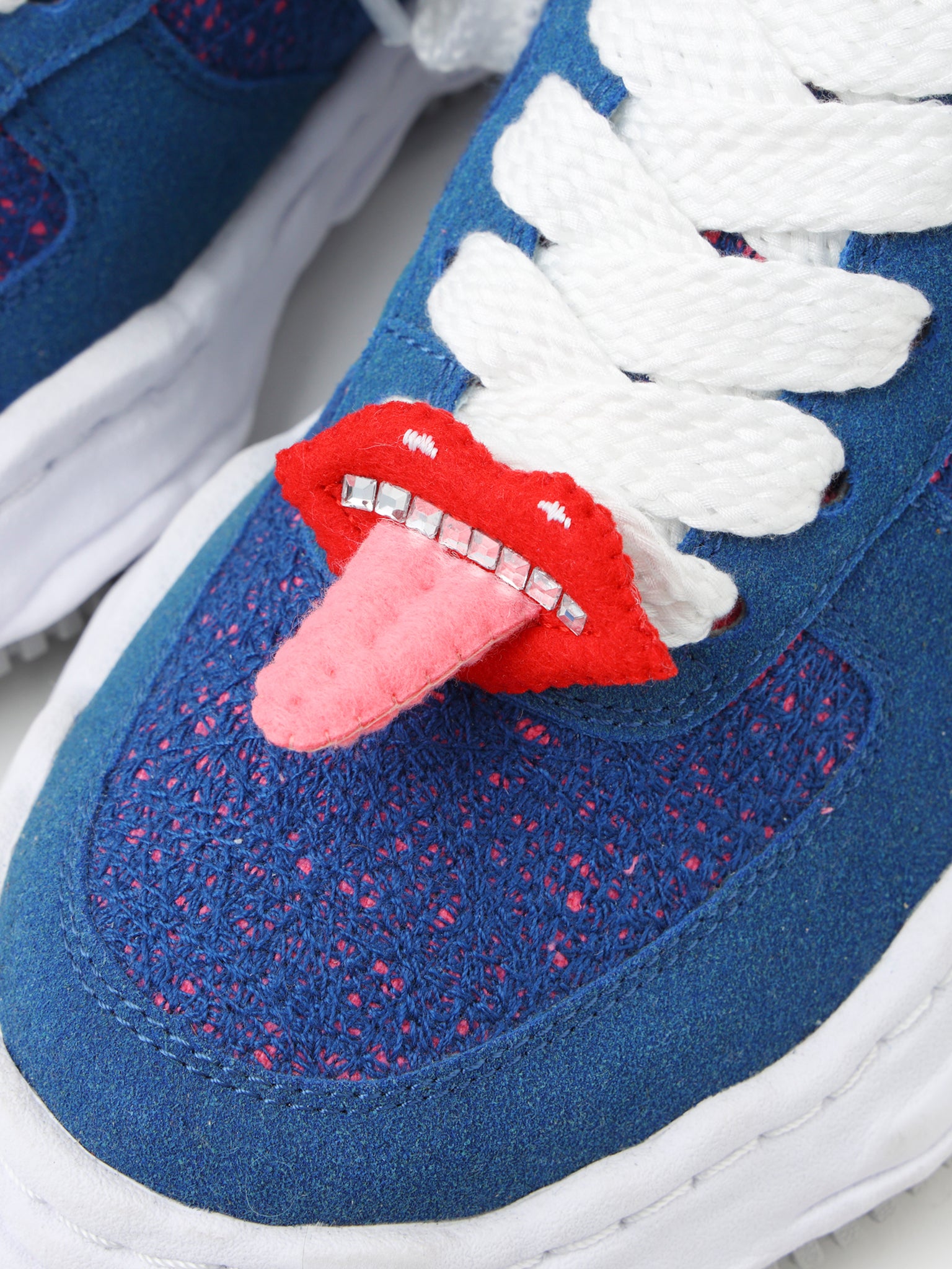 <br /><br />71 MICHAEL×MIHARA YASUHIRO SNEAKER [BLUE]<br />[EMBROIDERY WAYNE WITH BROOCH]