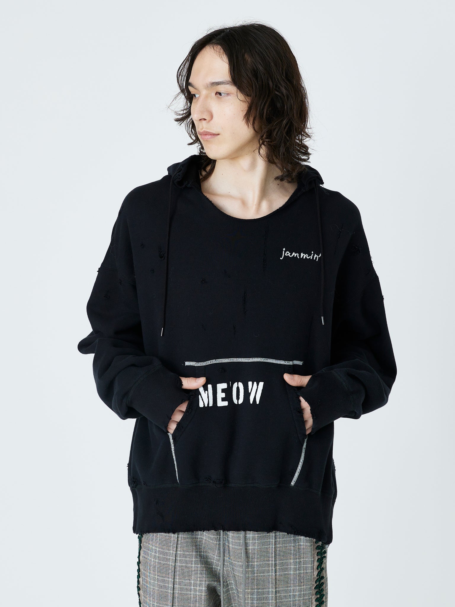 AGING HOODIE<br />[BLACK]