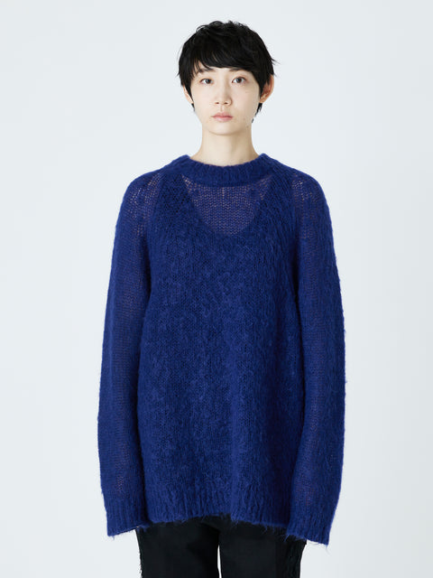 MOHAIR SWEATER<br />[SMOKE SAX]