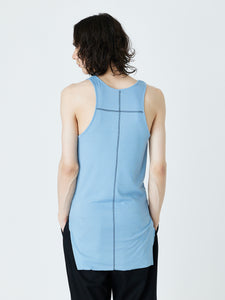 TENCEL TANK TOP<br />[SAX BLUE]