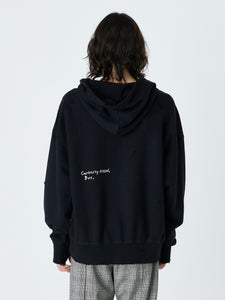 AGING HOODIE<br />[BLACK]