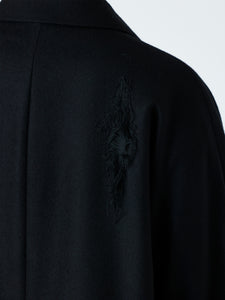 SCRATCHES OVERSIZE JACKET<br />[BLACK]