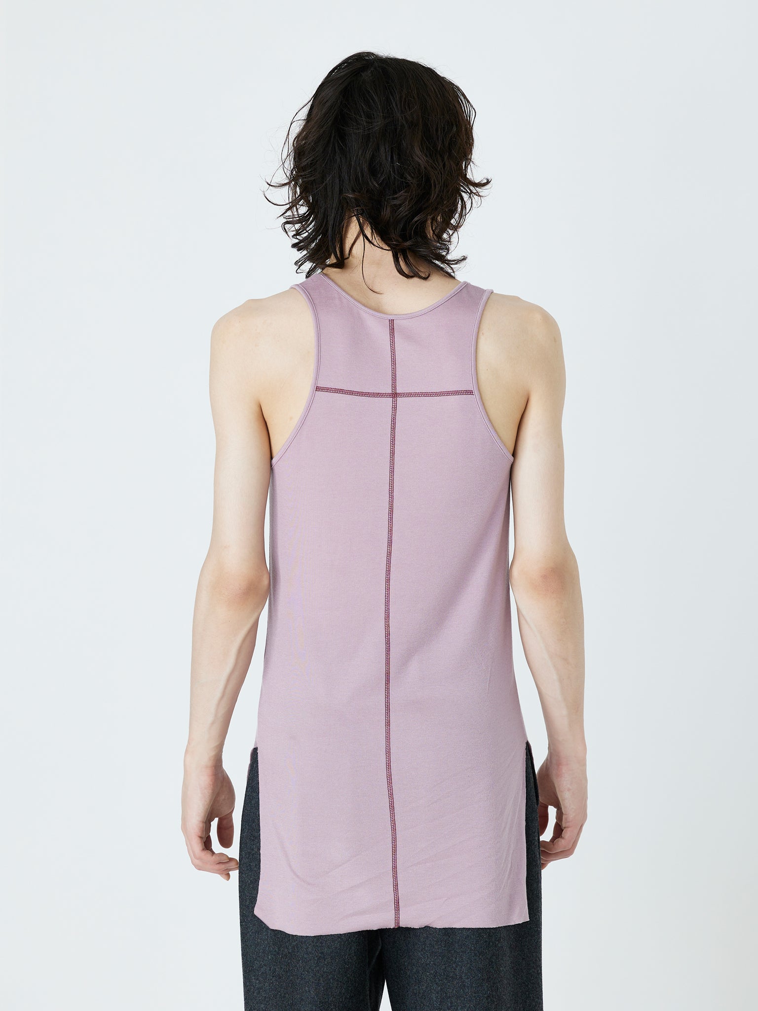 TENCEL TANK TOP<br />[ROSE PURPLE]