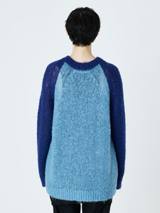 MOHAIR SWEATER<br />[SMOKE SAX]