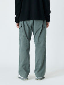 MILITARY PANTS WITH LONG ZIPPER<br />[DARK SAGE]