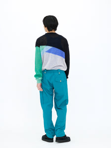 RELAXED CARGO PANTS<br />[GREEN]