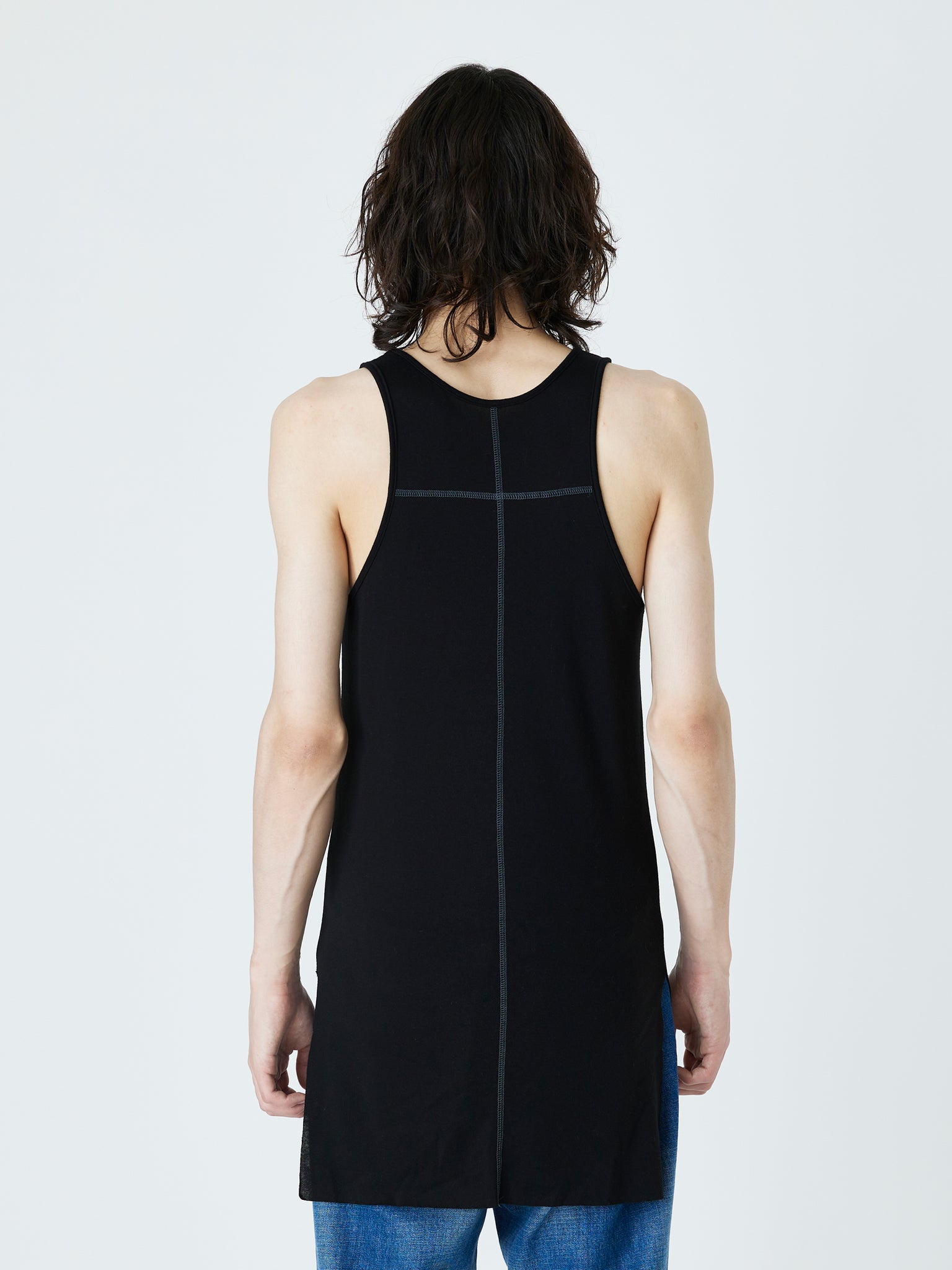 TENCEL TANK TOP<br />[BLACK]