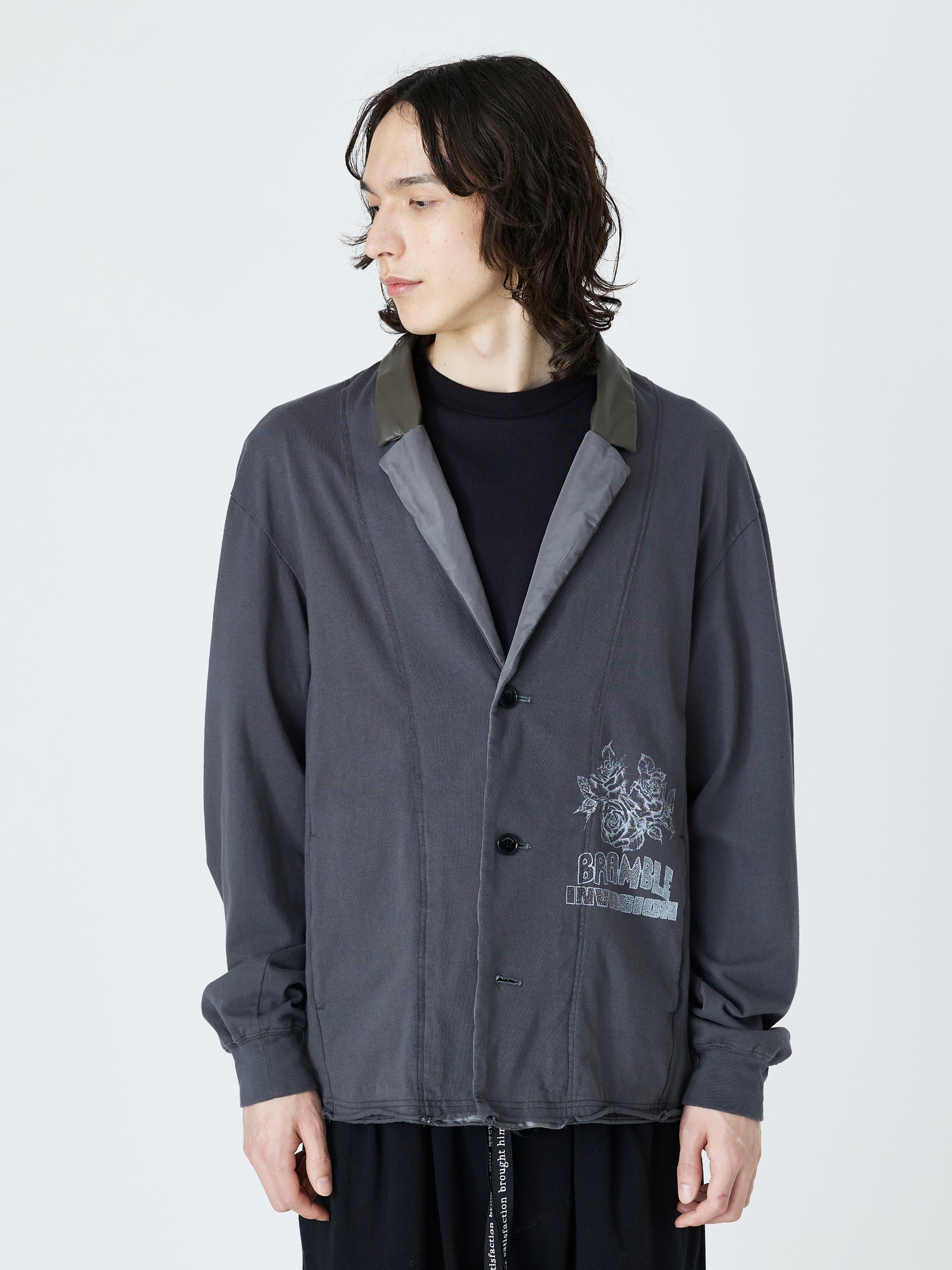 JERSEY JACKET<br />[GRAY]