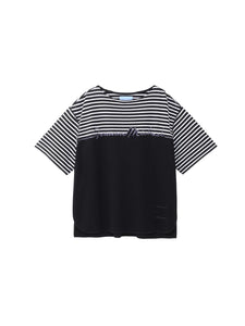 EMBROIDERED LETTER CHANGE T-SHIRT