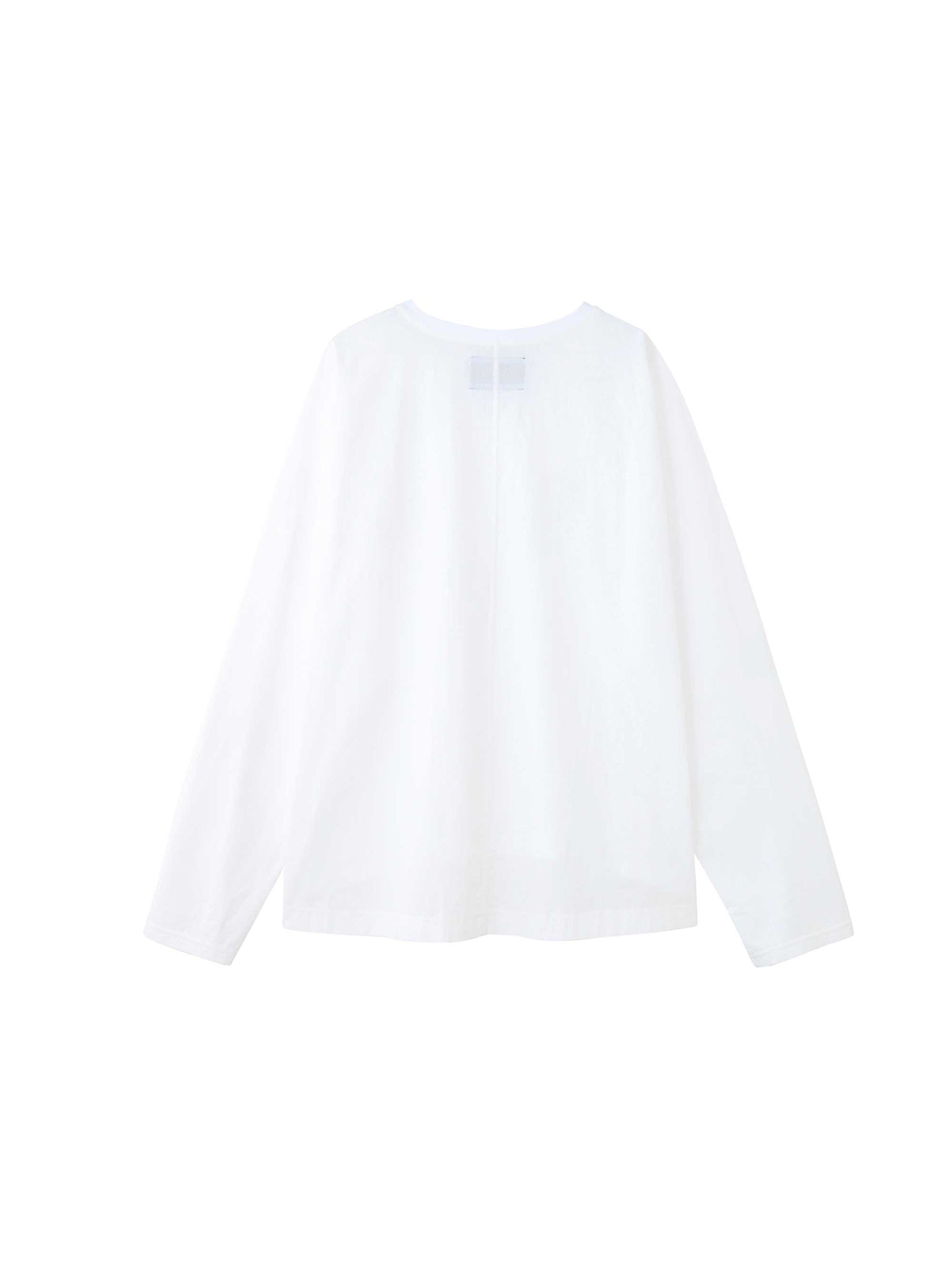 FABRIC X CUT SEW PULLOVER<br>[WHITE]