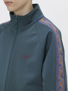 EMBROIDERED TRACK JACKET[VIRIDIAN]