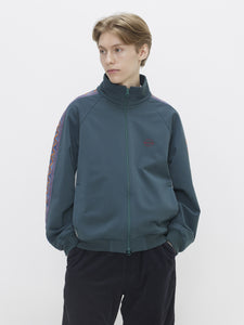 EMBROIDERED TRACK JACKET[VIRIDIAN]