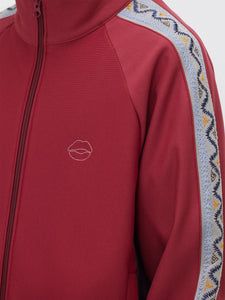 EMBROIDERED TRACK JACKET[BORDEAUX]