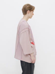 SWITCHING T-SHIRT[The Rolling Stones][SMOKE PINK]