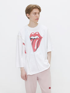 SWITCHING T-SHIRT[The Rolling Stones]<br />[WHITE]