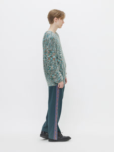 SHAGGY KNIT PULLOVER<br />[GREEN]