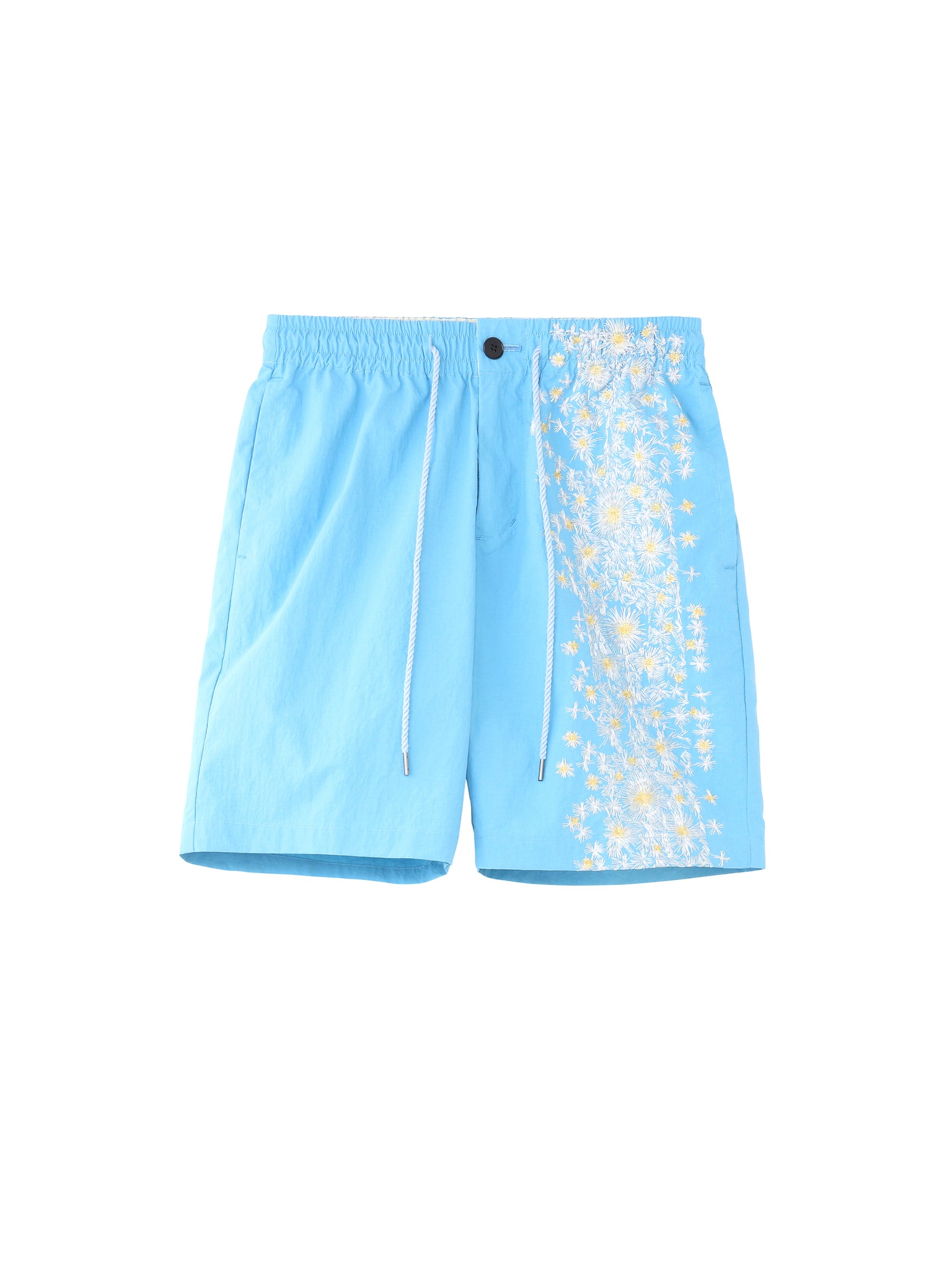 FLOWER EMBROIDERY SHORTS