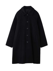 BRUSHED WOOL TWO FACE COAT